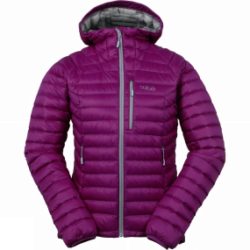 Rab Womens Microlight Alpine Jacket Lupin/Gargoyle